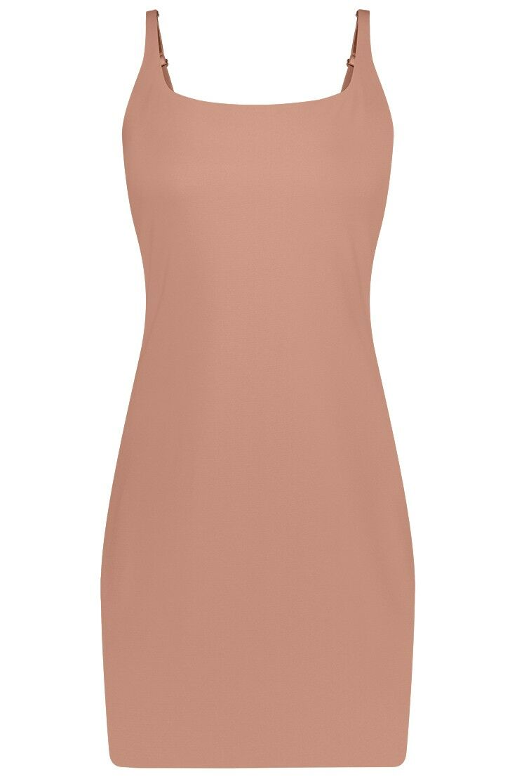 Dames Secrets Slipdress Pink Nut