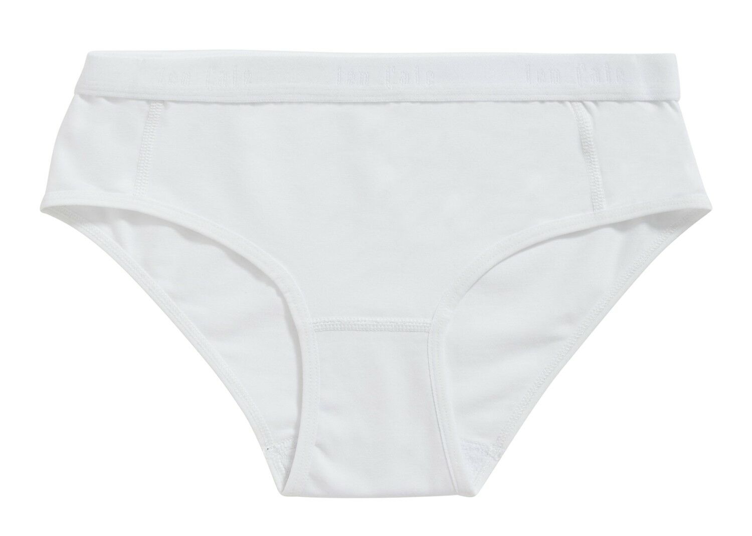 Basics Organic Cotton Stretch Meisjes Hipster 2-Pack Wit