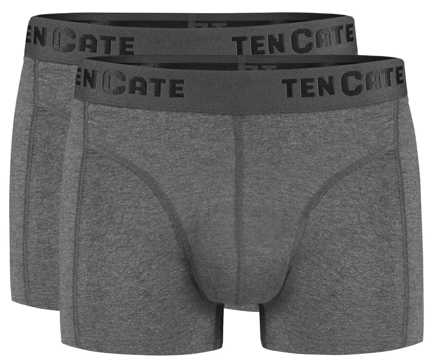 Heren Basics 2-Pack Shorty Antraciet