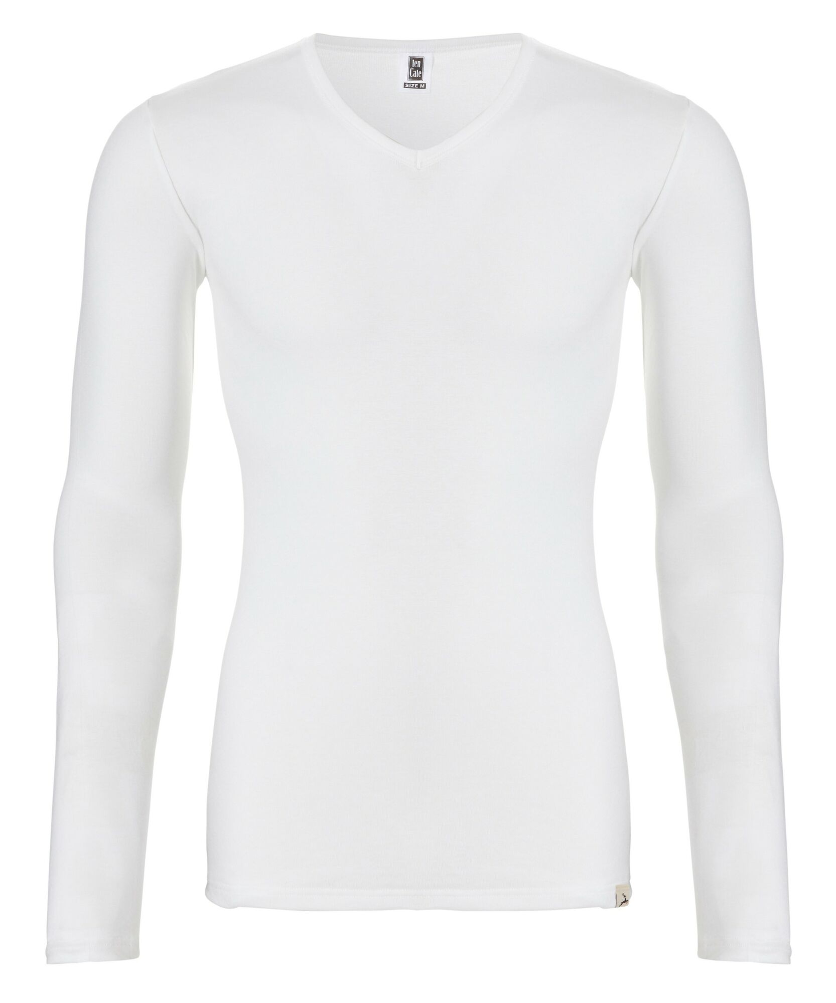 Heren Thermo Viloft V-Neck Longsleeve Snow White