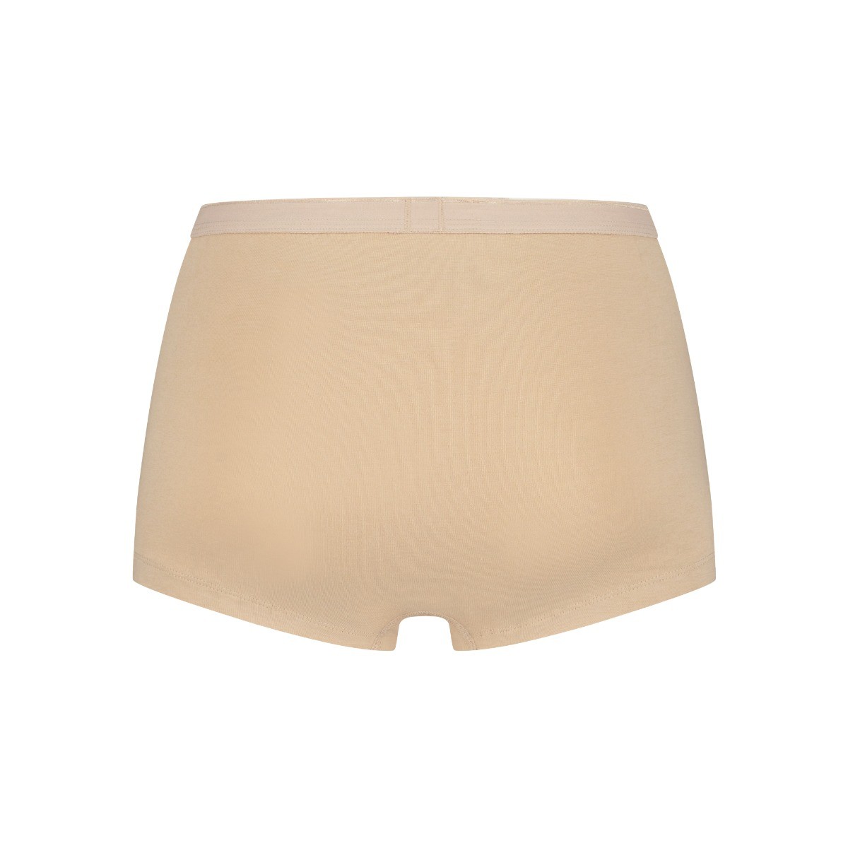 Basics Organic Cotton Stretch Dames Short 2-Pack Beige