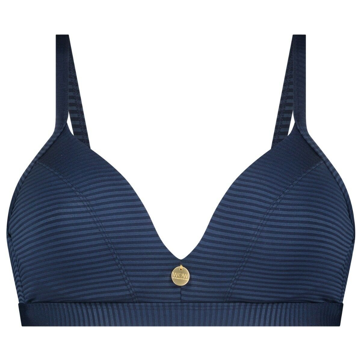 Beach TC WOW Dames Bikinitop Navy Jacquard