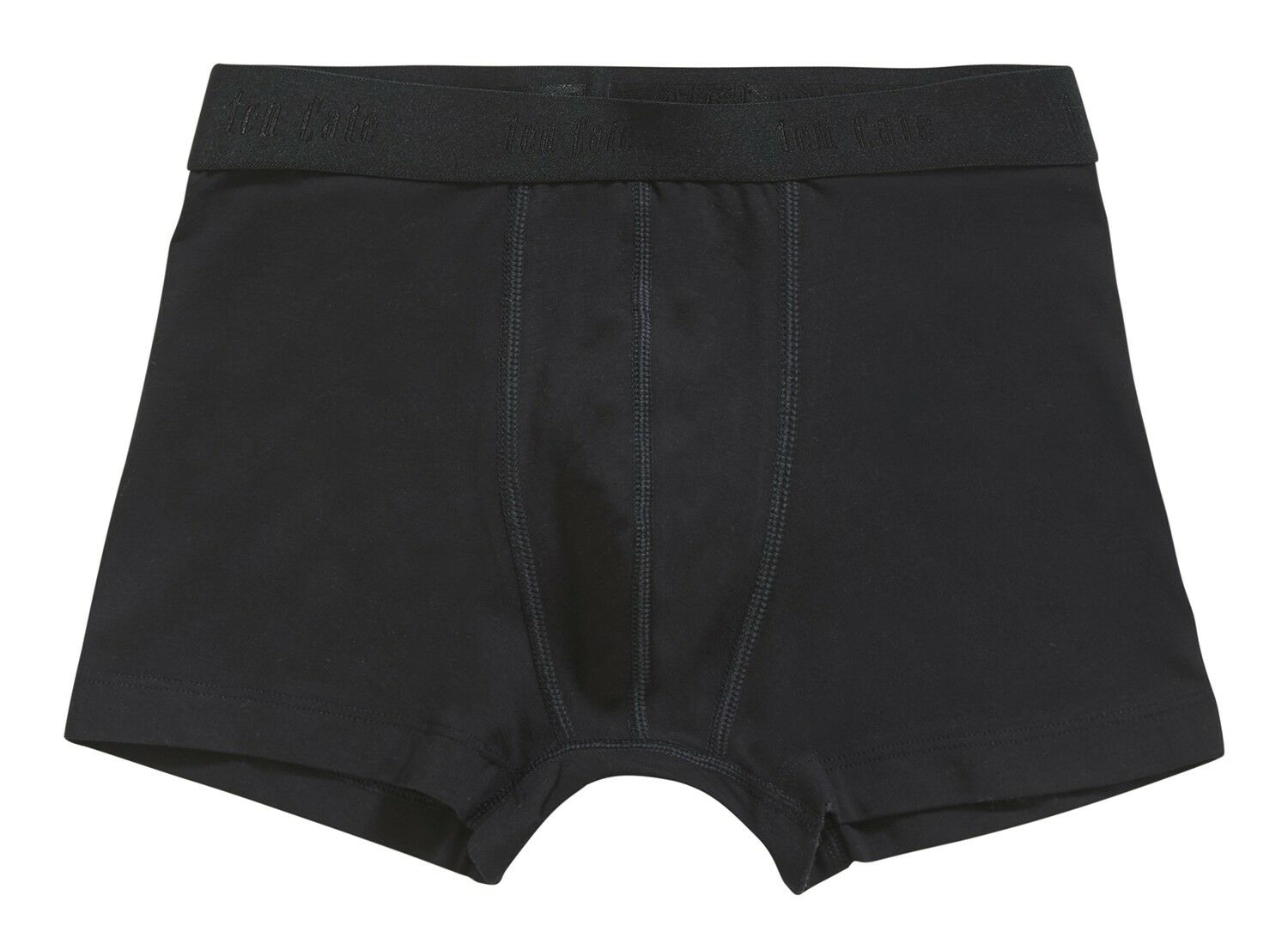 Jongens Basics Organic Cotton Stretch 2-Pack Shorts Zwart