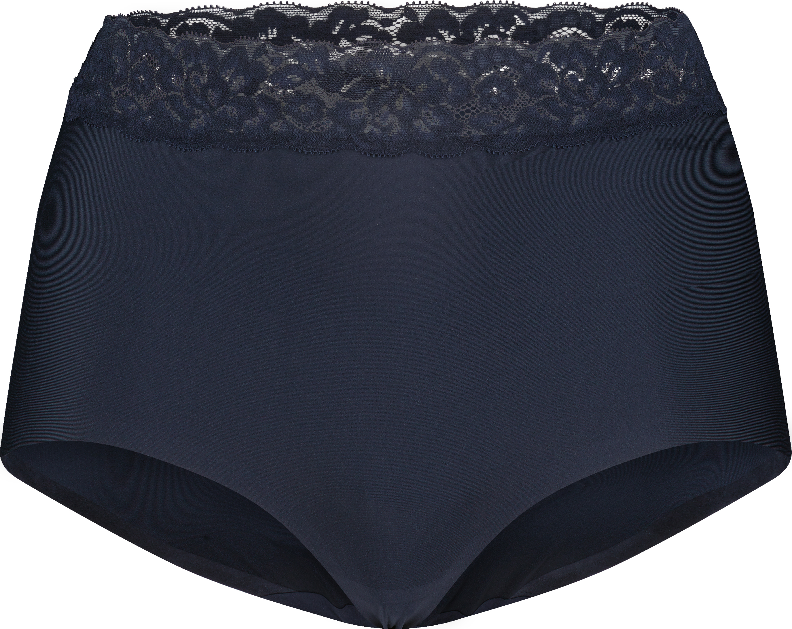 Secrets Dames High Waist Met Kant Dark Navy