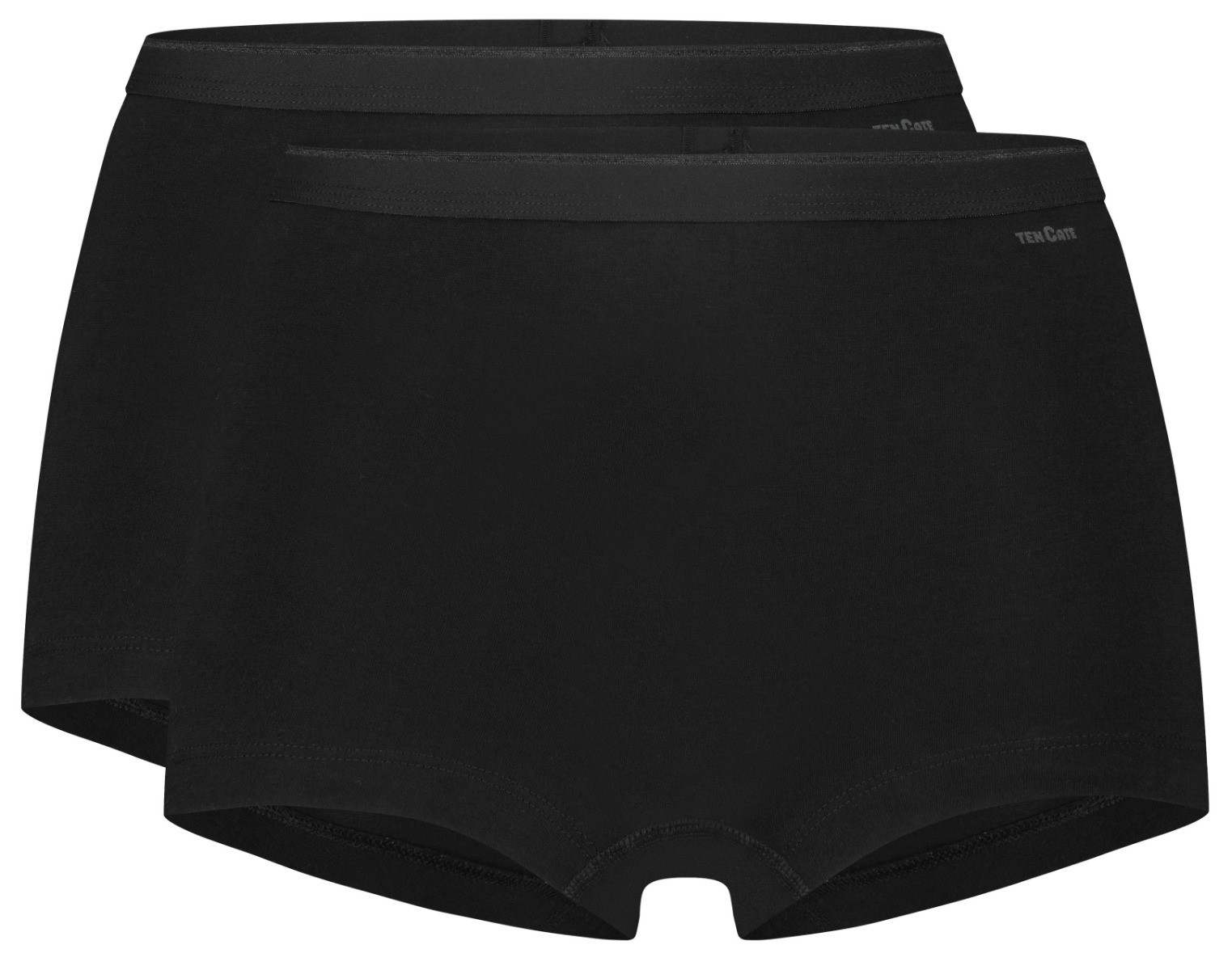 Dames Basics 2-Pack Short Zwart