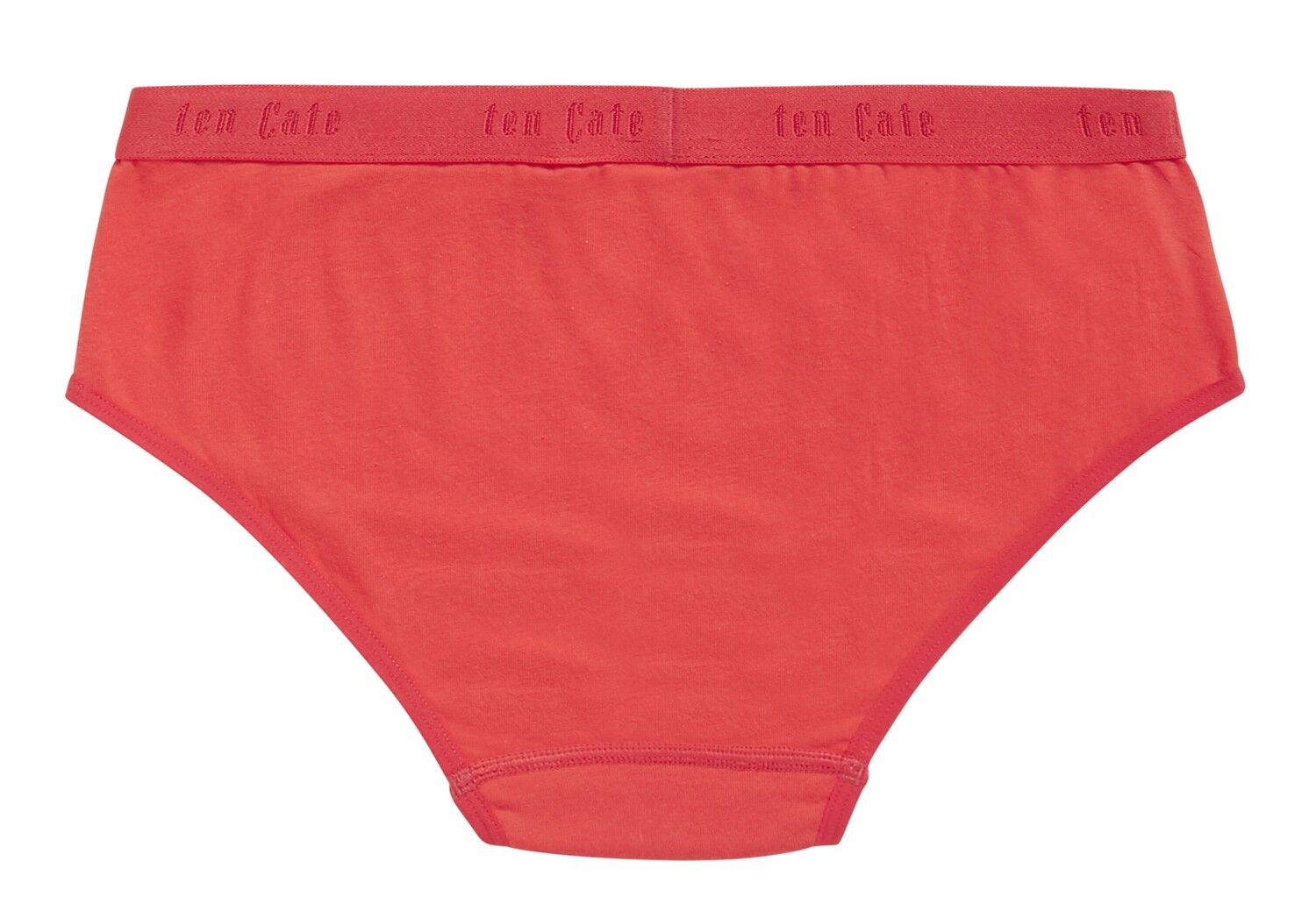 Basics Organic Cotton Stretch Meisjes Hipster 2-Pack Rood