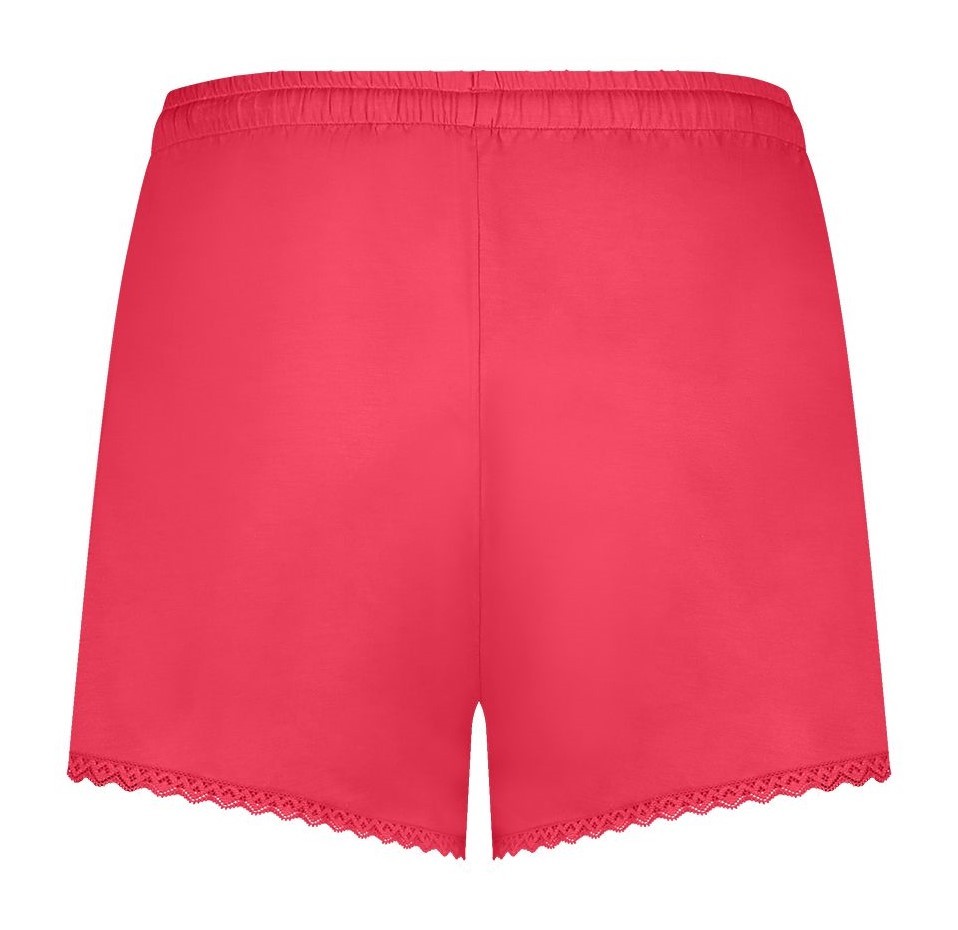 Dames Secrets Modal Short Lace Rasberry