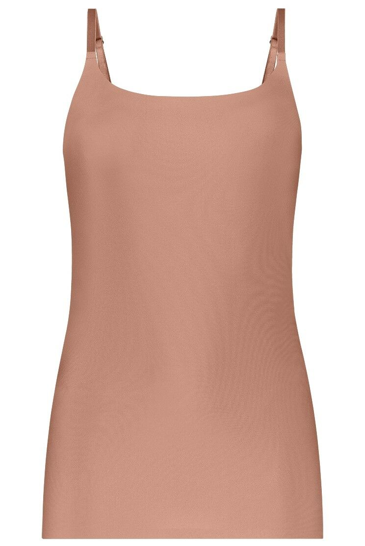 Secrets Dames Spaghetti Top Pink Nut