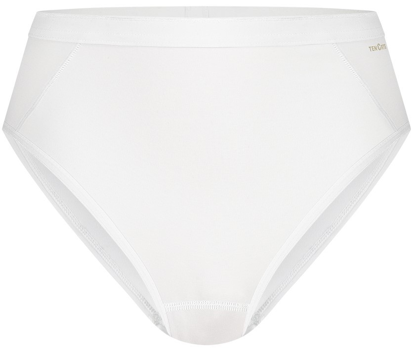 Basics Organic Cotton Stretch Dames High Leg Shape Wit Basics Organic Cotton Stretch Dames High Leg Shape Wit