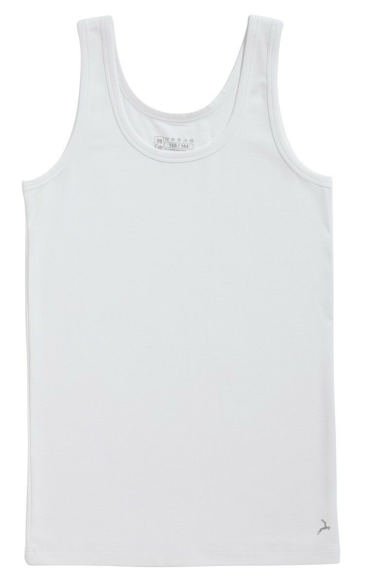 Basics Organic Cotton Stretch Jongens Hemd Wit