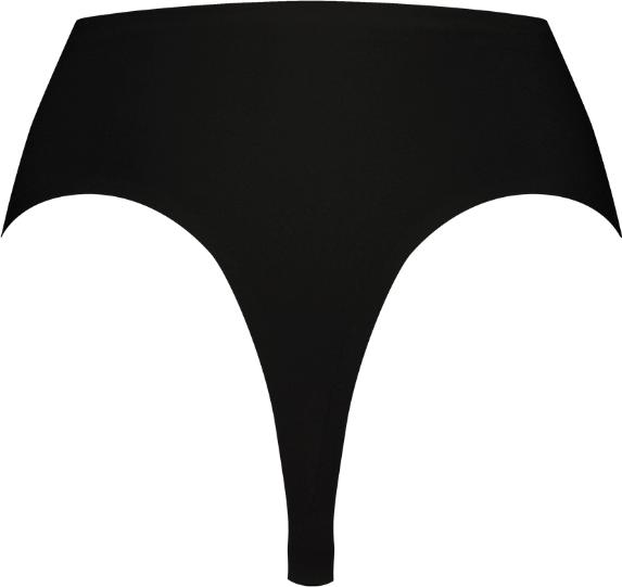 Secrets Dames String High Waist Black