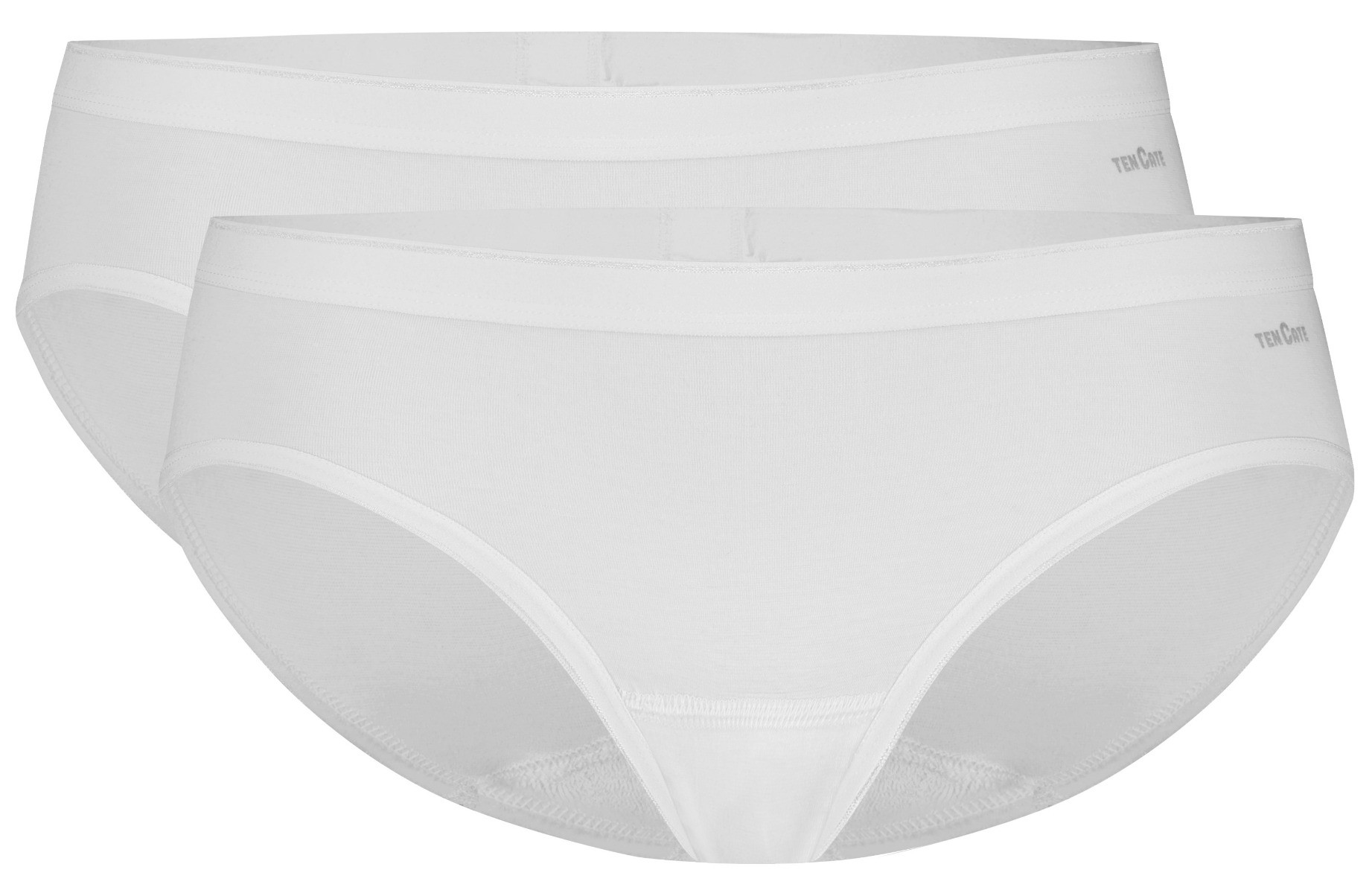 Dames Basics 2-Pack Bikini Wit