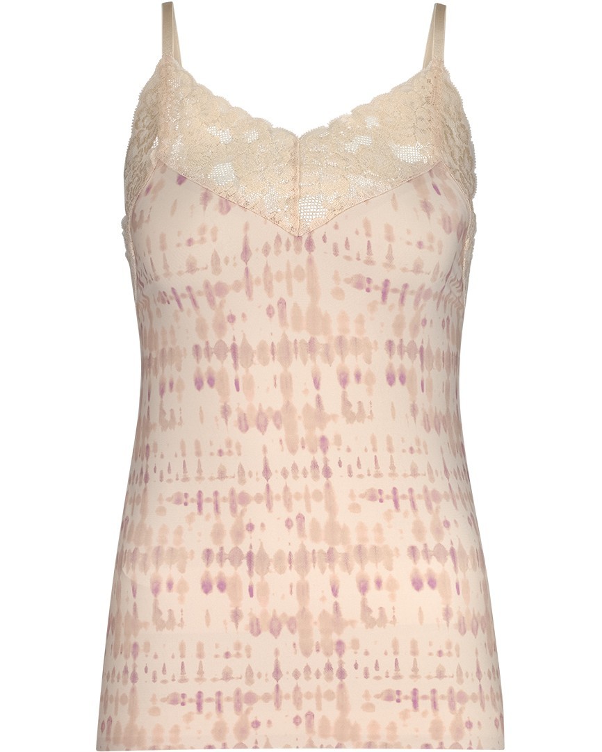 Secrets Dames Spaghetti Top Met Kant Powder Blush Batik