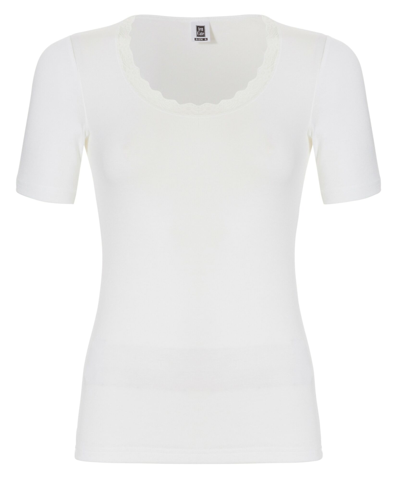 Dames Thermo Lace T-shirt Snow White