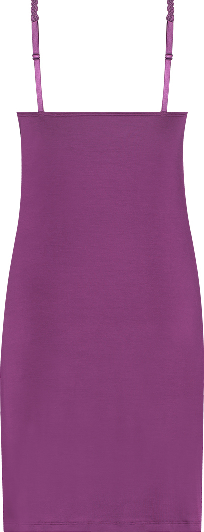 Dames Secrets Modal Dress V-Lace Purple