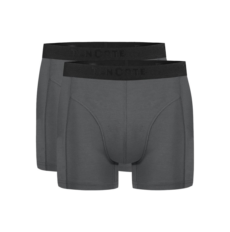 Heren Basics Bamboo Viscose men shorts 2-Pack Grey