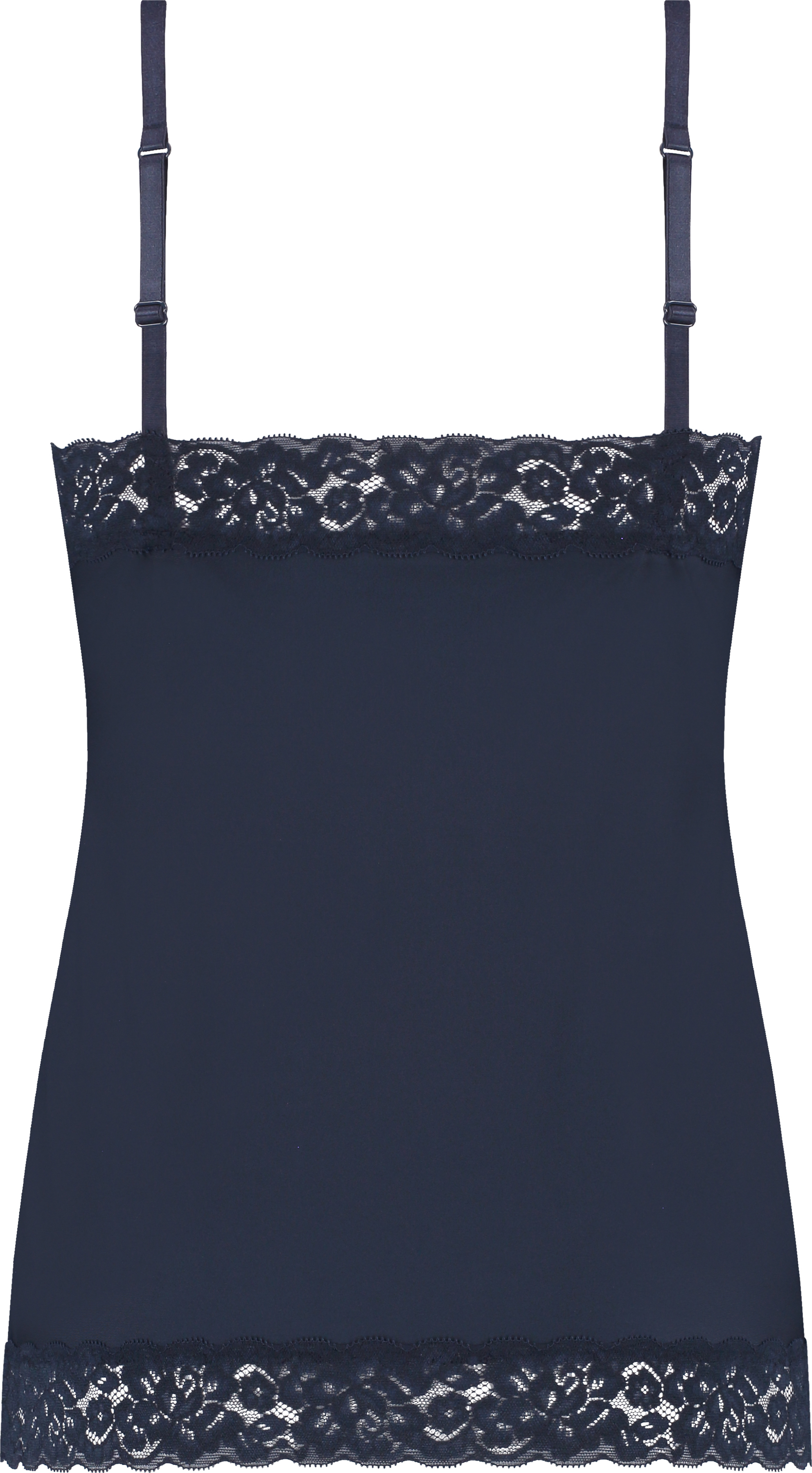 Dames Secrets spaghetti top lace Dark Navy