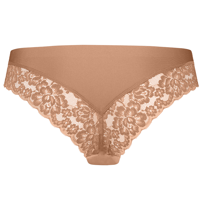 Dames Secrets Lace Brazilian Hazelnut