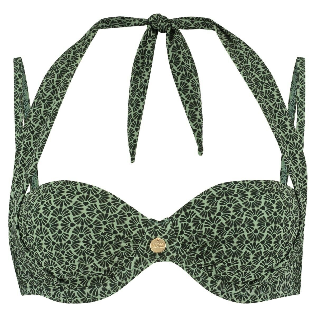 Dames TC WOW Bikinitop Green Sunrise