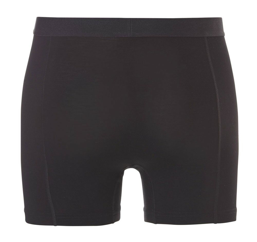 Heren Basics Bamboo Viscose 2-Pack Short Zwart