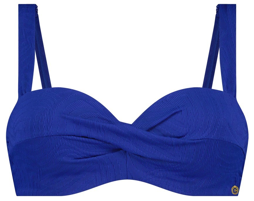 Beach Dames Bikinitop Blue Waves