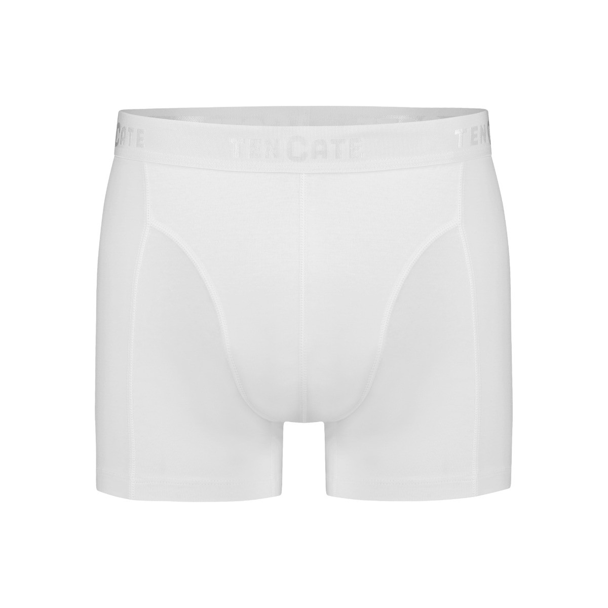 Heren Basics Organic Cotton Stretch 2-Pack Boxershort Wit