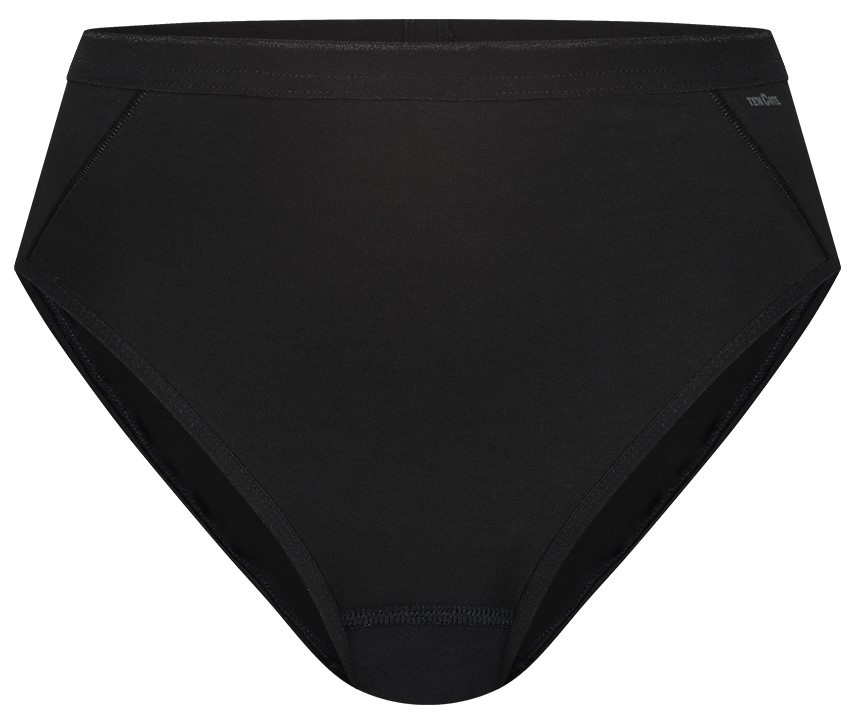 Basics Organic Cotton Stretch Dames High Leg Shape Zwart Basics Organic Cotton Stretch Dames High Leg Shape Zwart