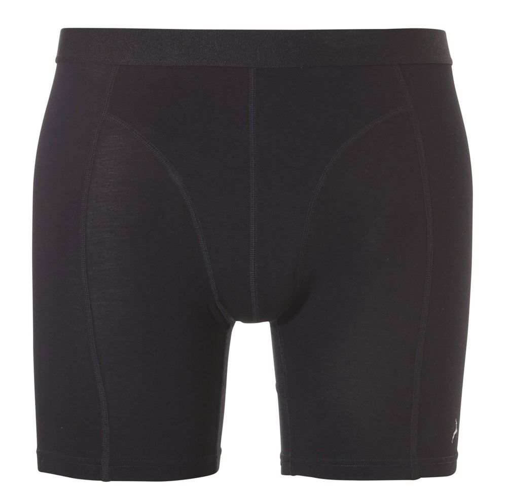 Heren Basics Bamboo Viscose 2-Pack Short Long Zwart