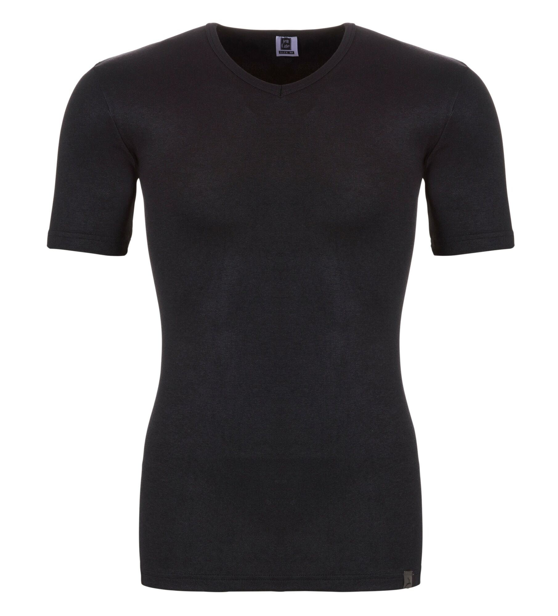 Thermo Viloft Heren T-Shirt V-neck Zwart