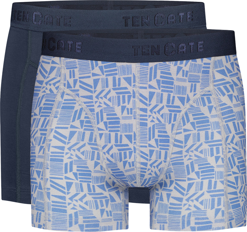 Heren Basics Organic Cotton Stretch 2-Pack Short Fun Graphics