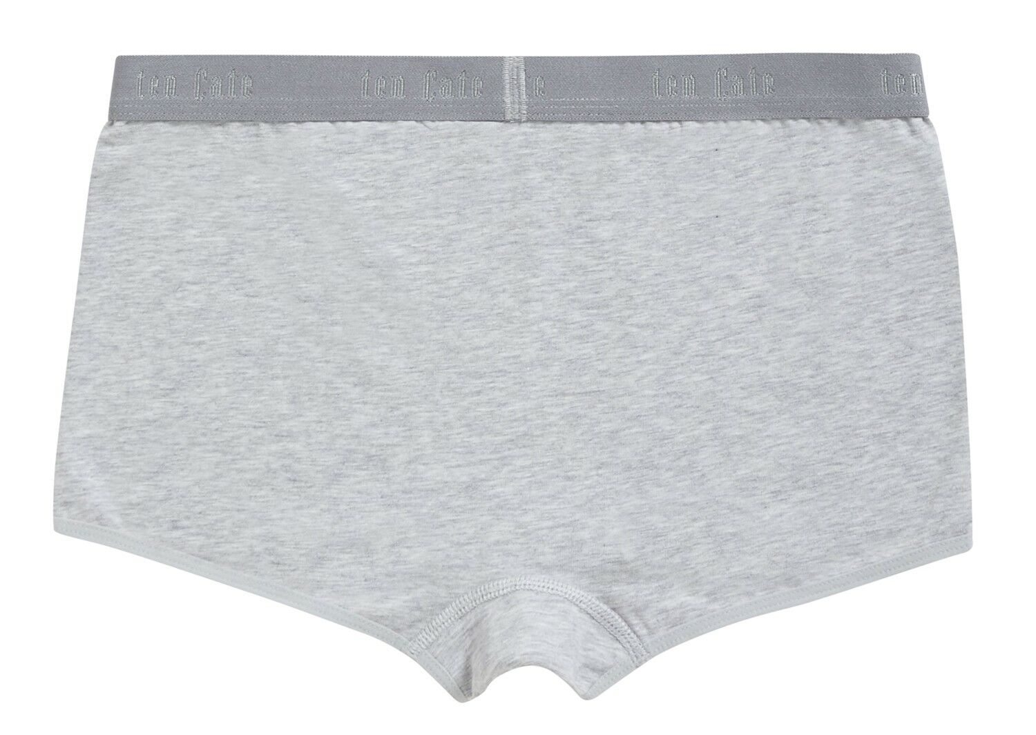 Meisjes Basics Organic Cotton Stretch 2-Pack Short Light Grey Melee