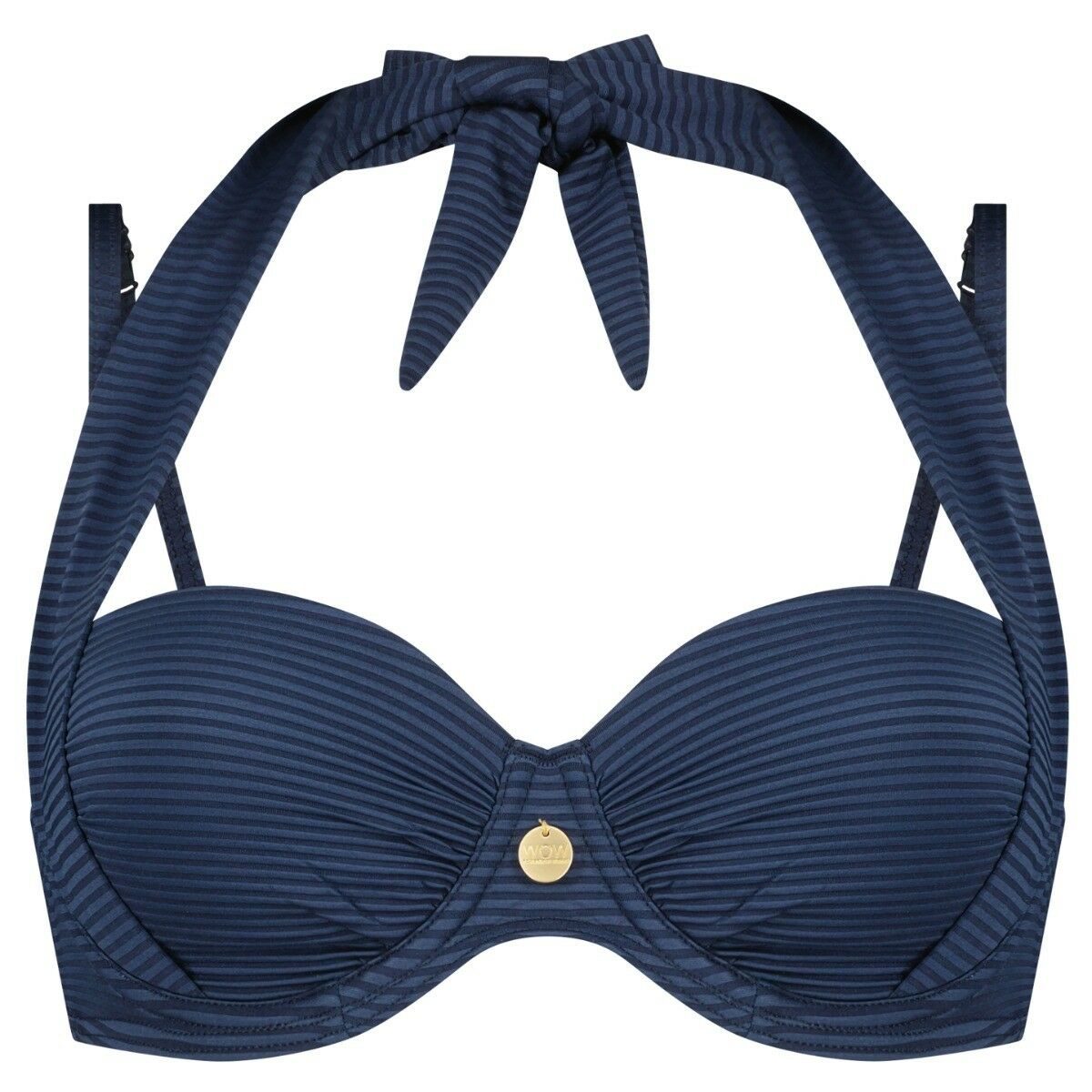 TC WOW Dames Bikinitop Navy Jacquard