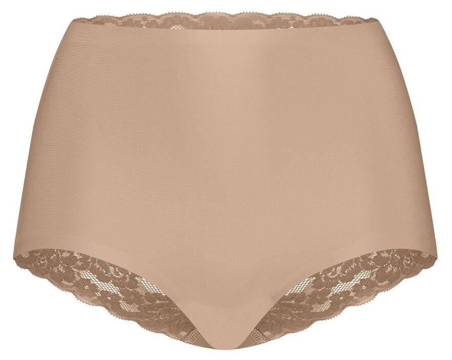 Secrets Dames High Waist Met Kant Walnut