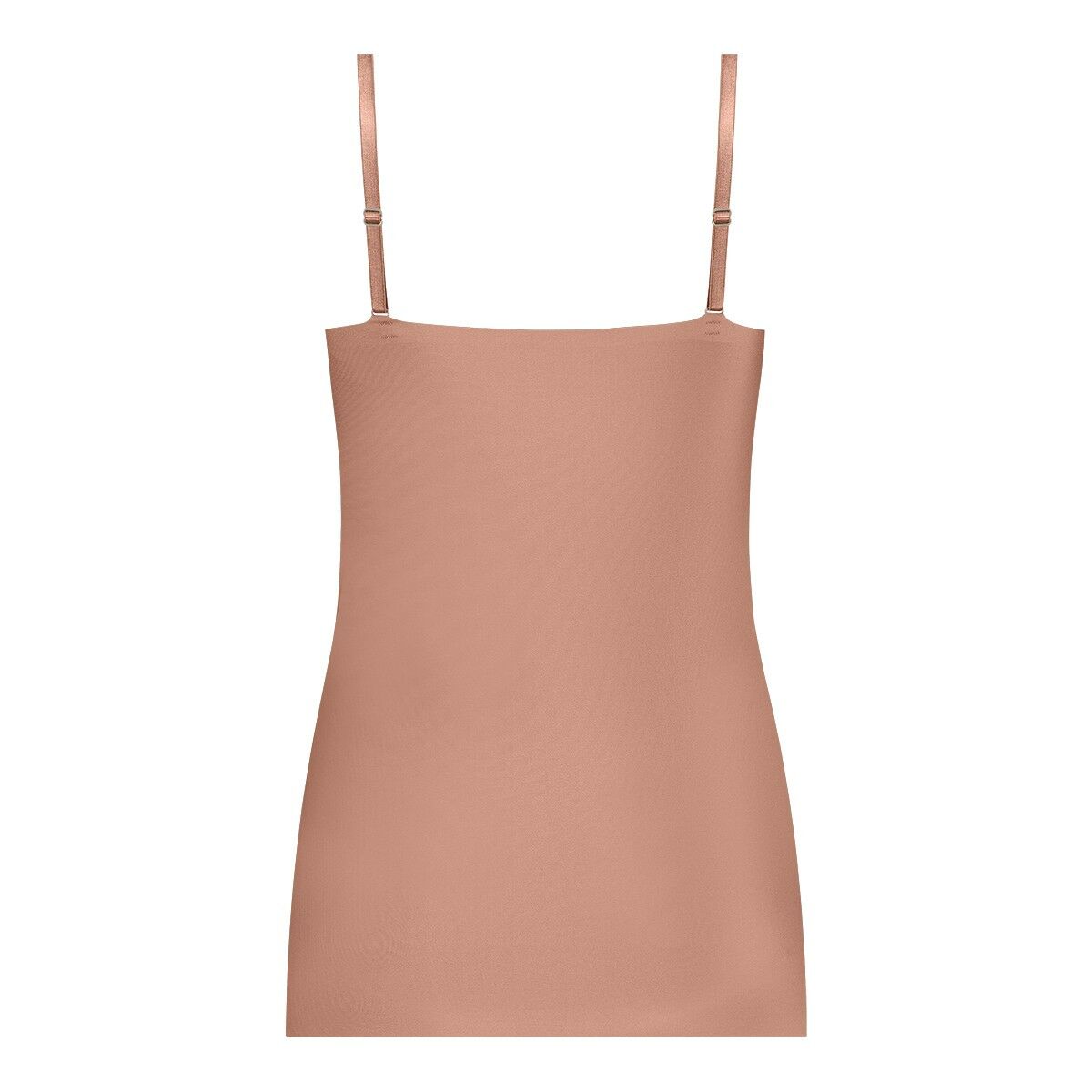 Dames Secrets Spaghetti Top Pink Nut