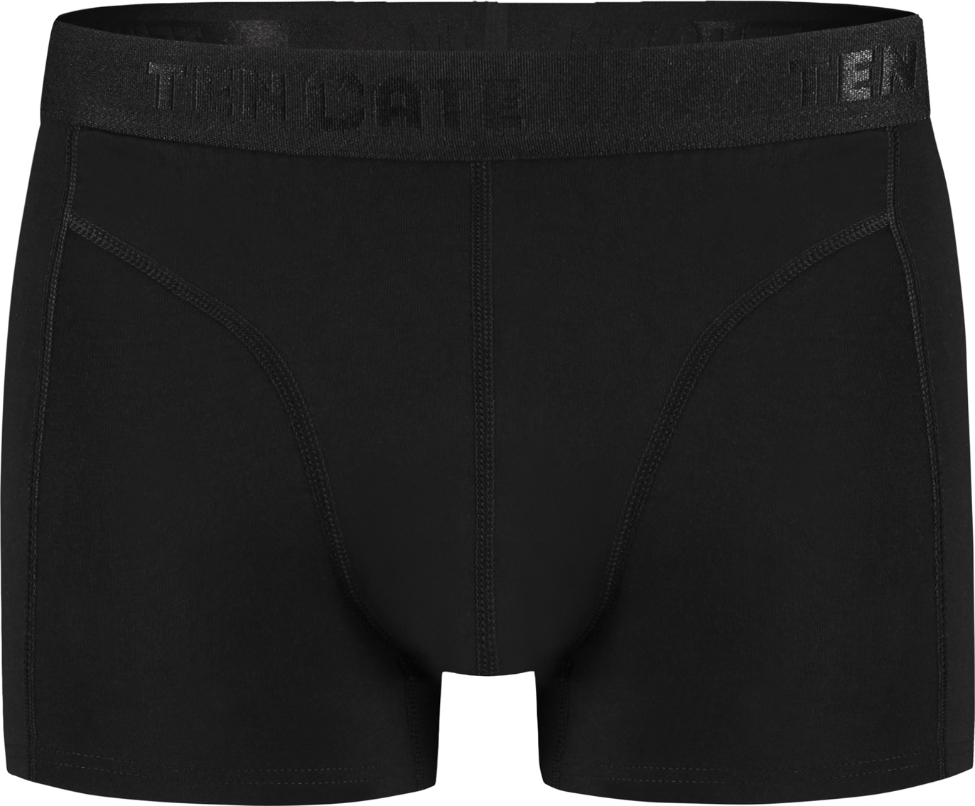 Basics Organic Cotton Stretch Heren Shorty 2-Pack Zwart