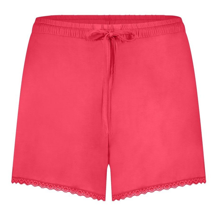 Dames Secrets Modal Short Lace Rasberry