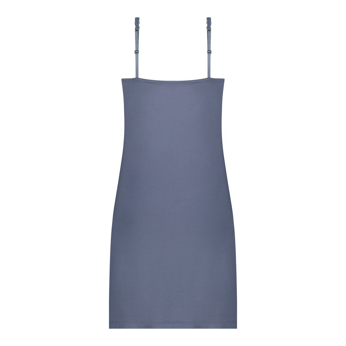 Dames Secrets Modal dress v-lace Indigo Blue