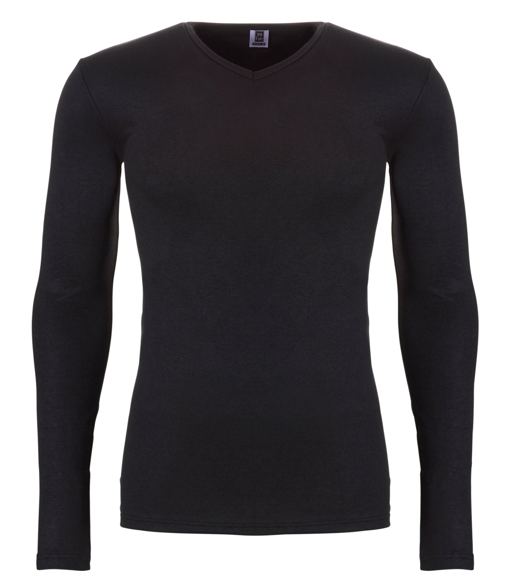 Thermo Viloft Heren Longsleeve V-neck Black