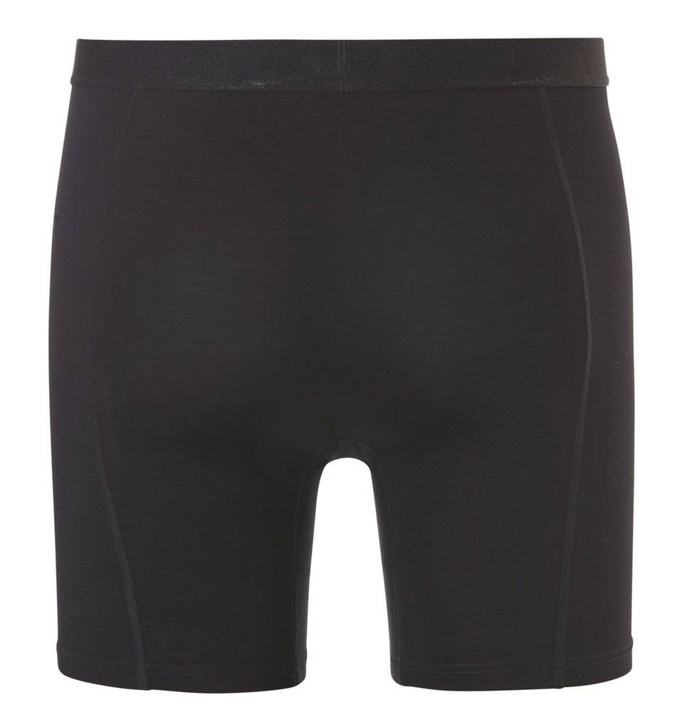 Heren Basics Bamboo Viscose 2-Pack Short Long Zwart