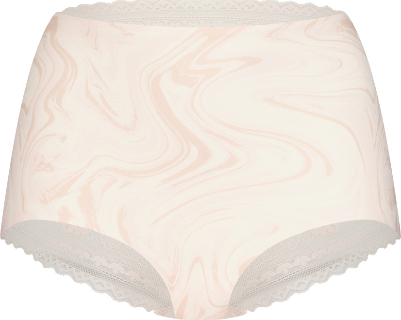 Dames Secrets Maxi Laceback Swirle Soft Pink