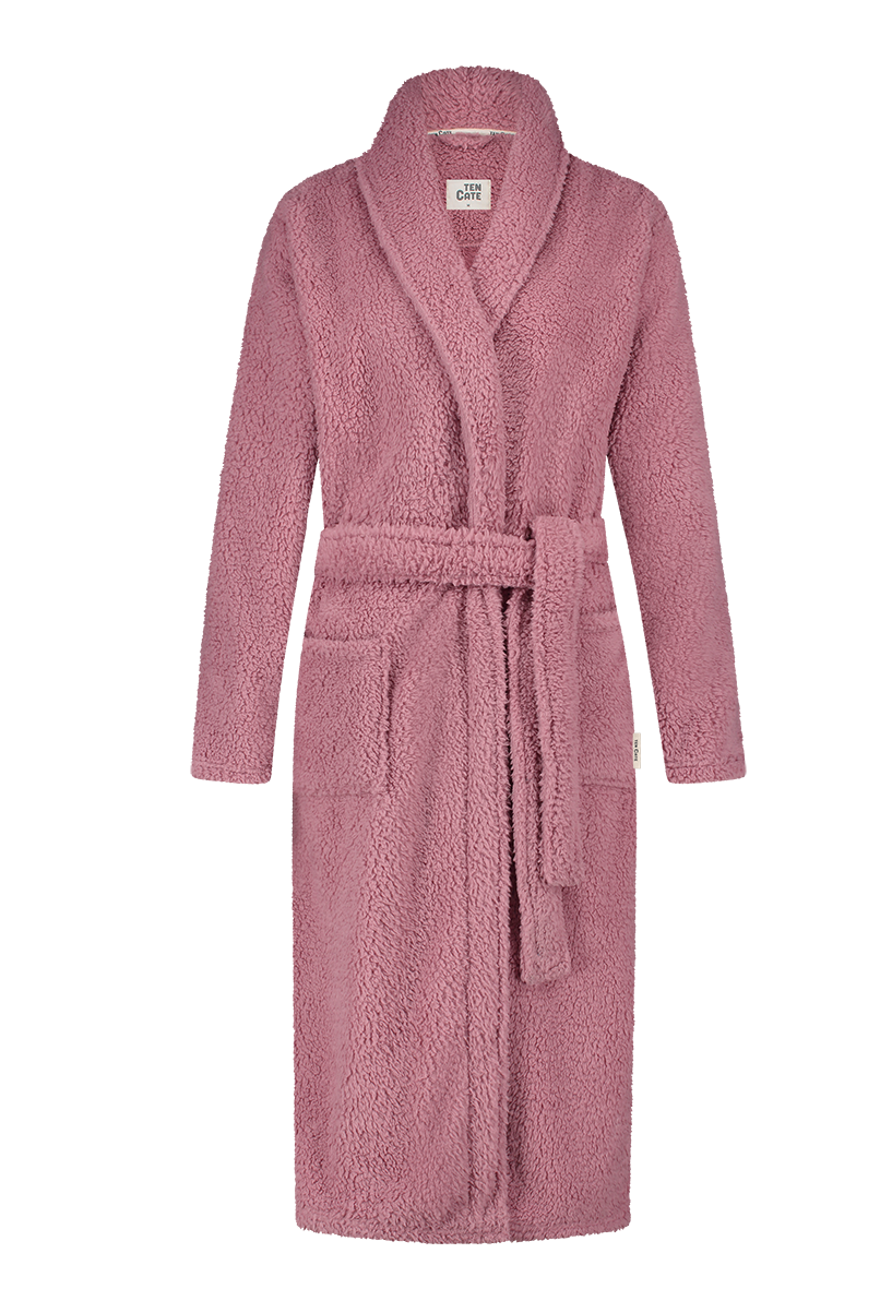 Dames Badjas Teddy Pink Dames Badjas Teddy Pink