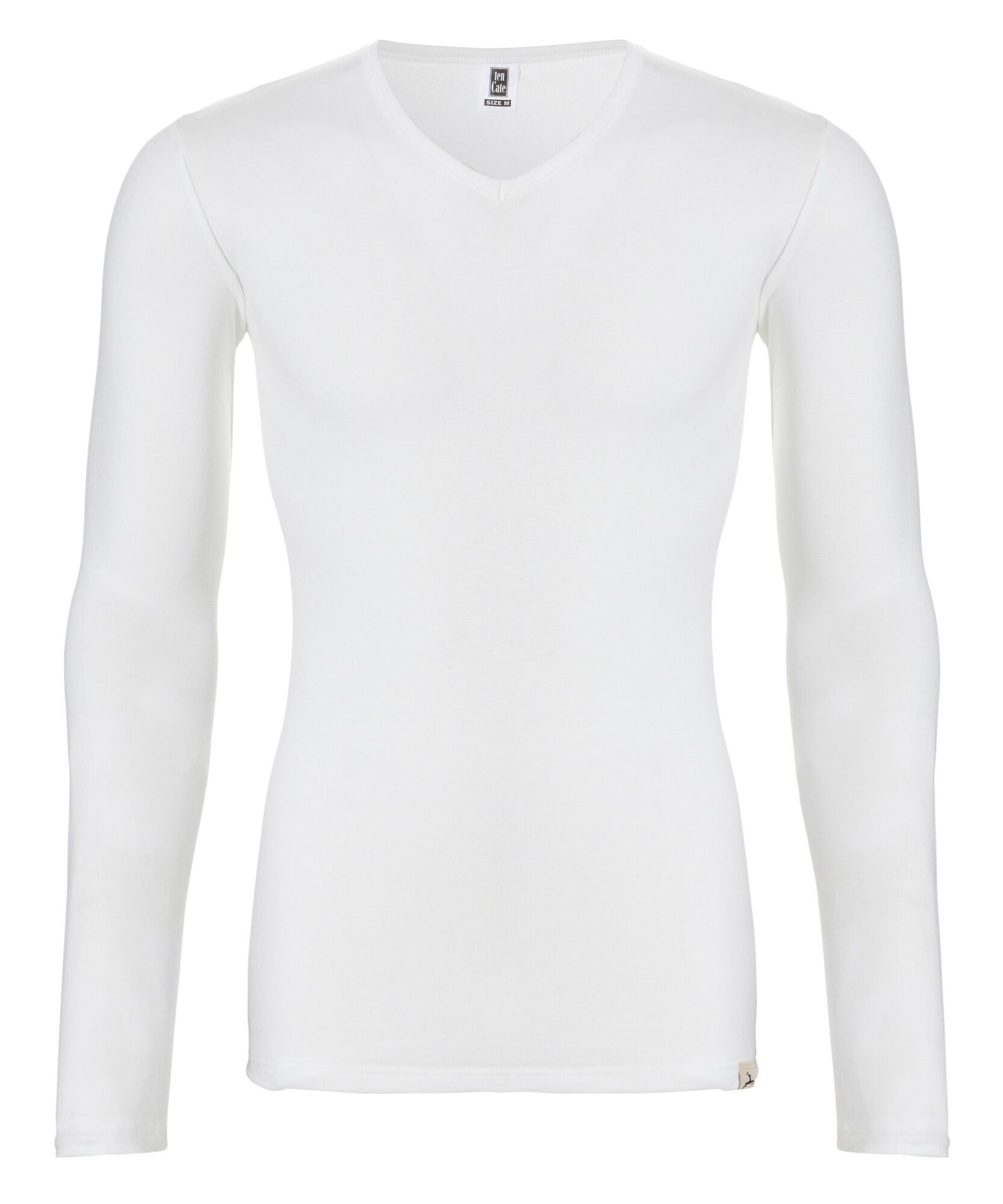 Thermo Viloft Heren Longsleeve V-neck Snow White Thermo Viloft Heren Longsleeve V-neck Snow White