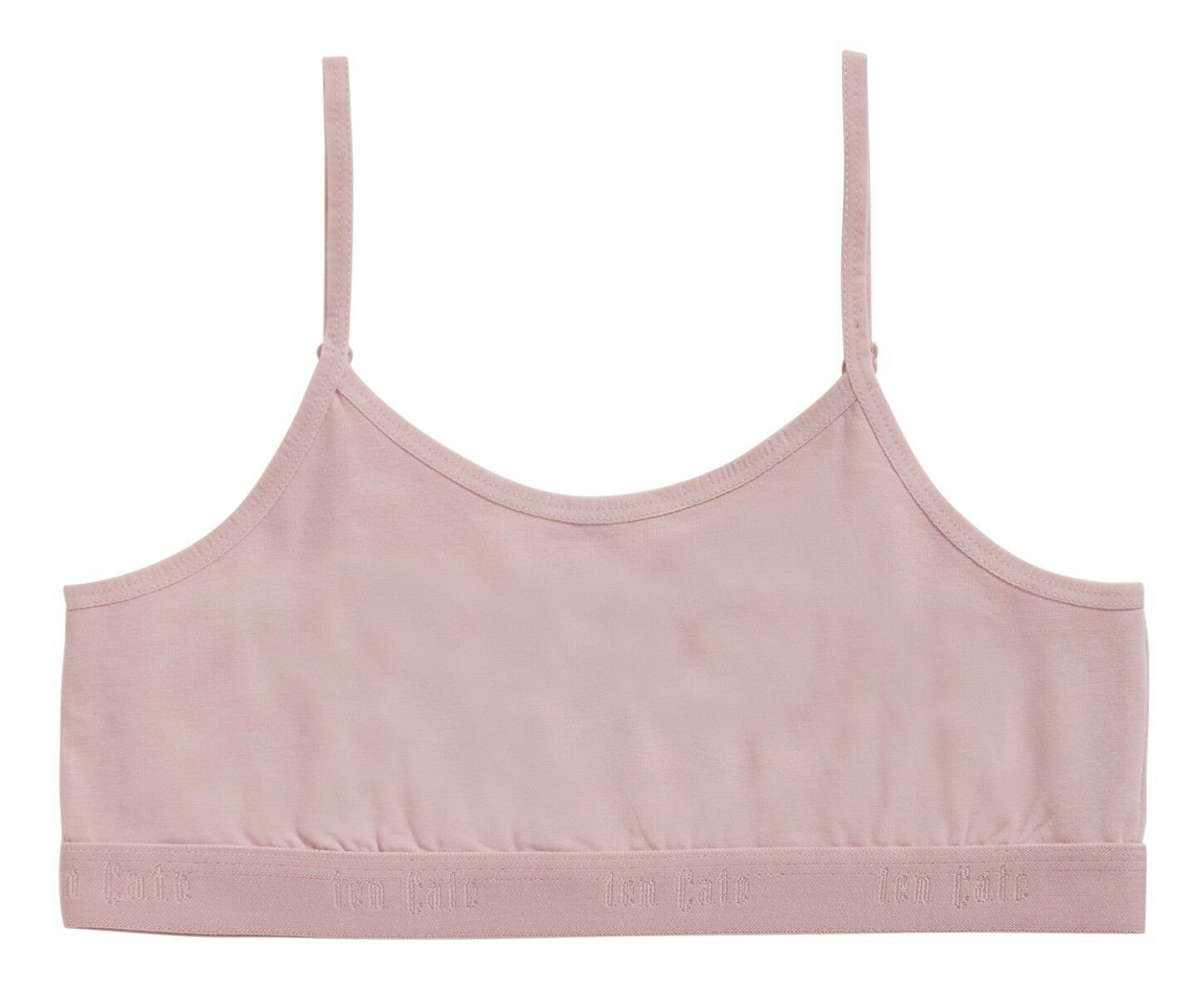 Meisjes Organic Cotton Stretch Top Ash Pink