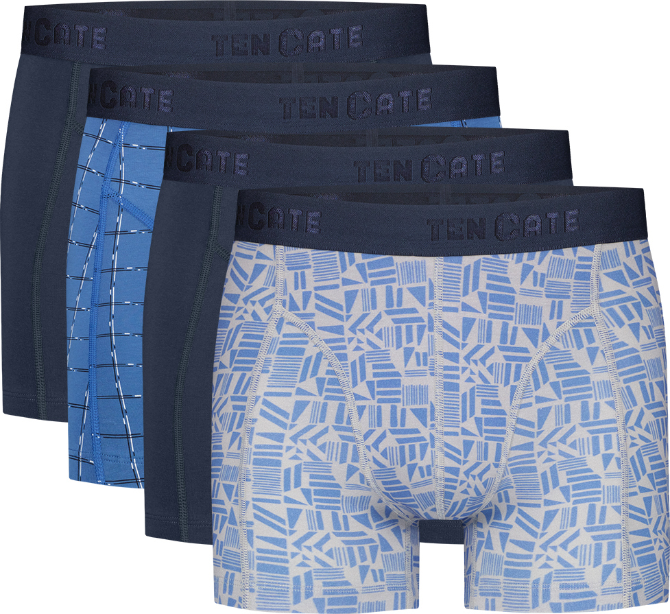 Heren 4-Pack Basic Shorts Navy Blue Pack