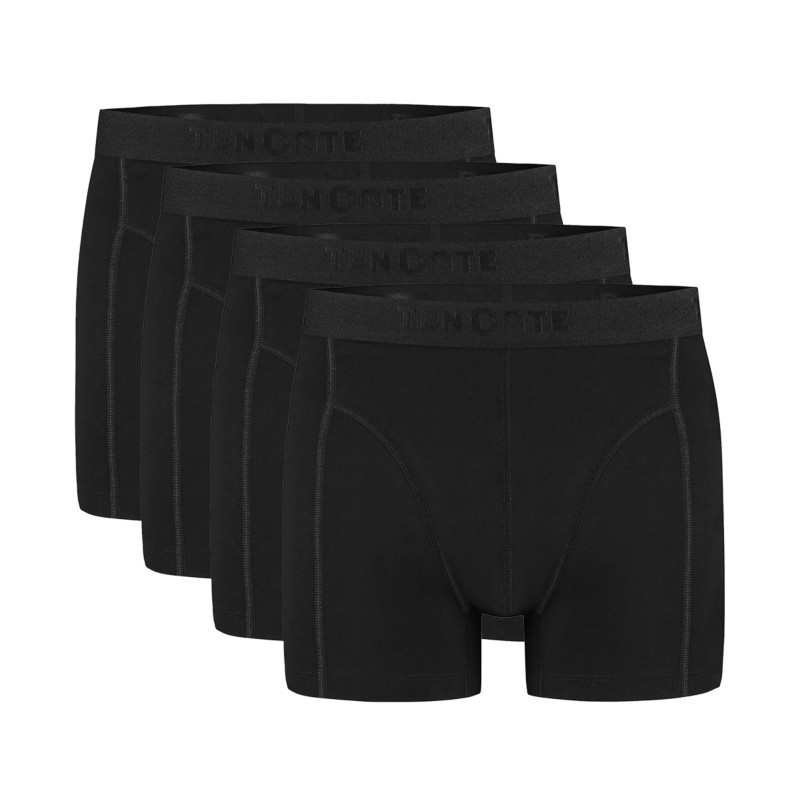 Heren Basics Bamboo Viscose men shorts 4-pack Black