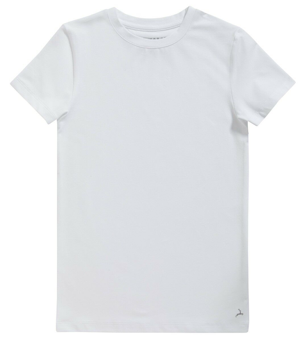 Jongens Organic Cotton Stretch T-Shirt Wit