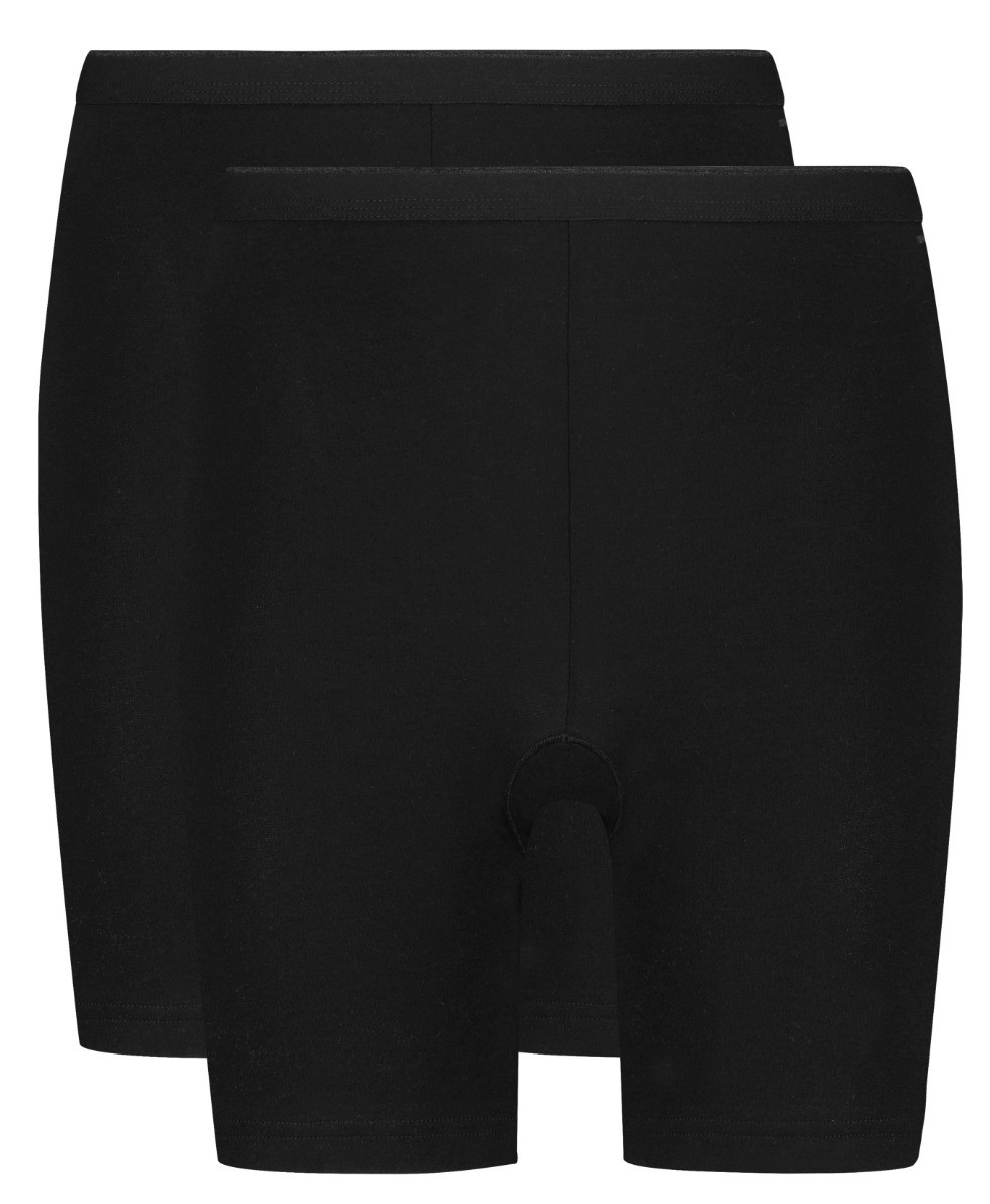 Dames Basics 2-Pack Long Short Zwart