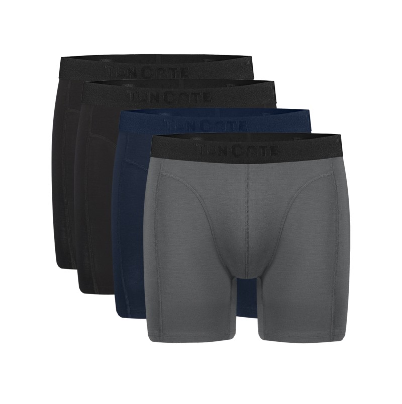 Basics Bamboo Viscose Heren Long Shorts 4-Pack Mix Basics Bamboo Viscose Heren Long Shorts 4-Pack Mix
