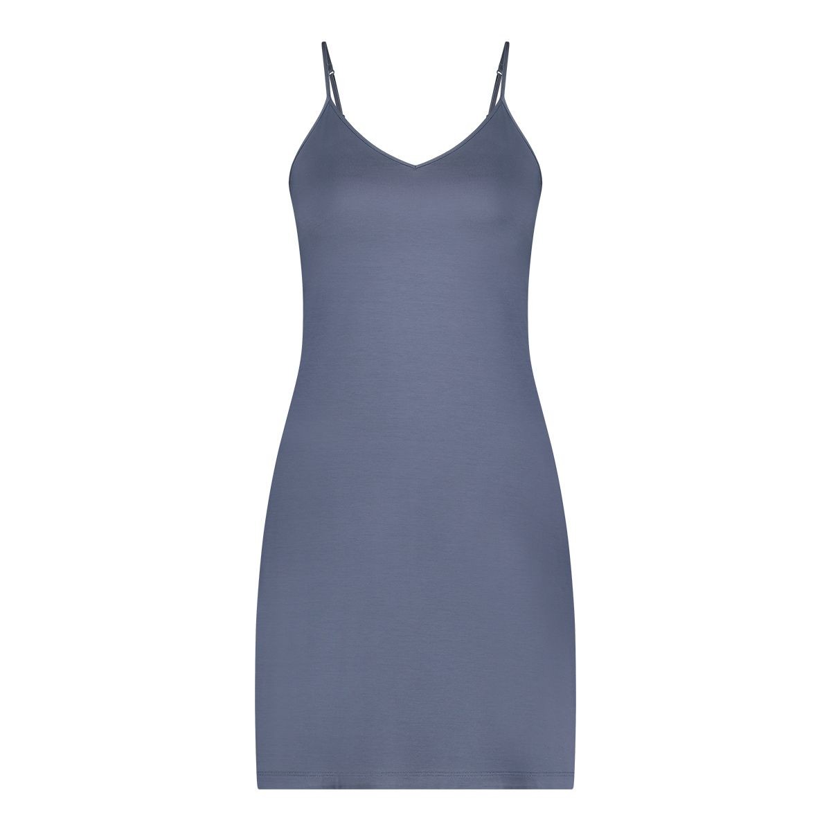 Secrets Modal Dames Onderjurk V-neck Indigo Blue