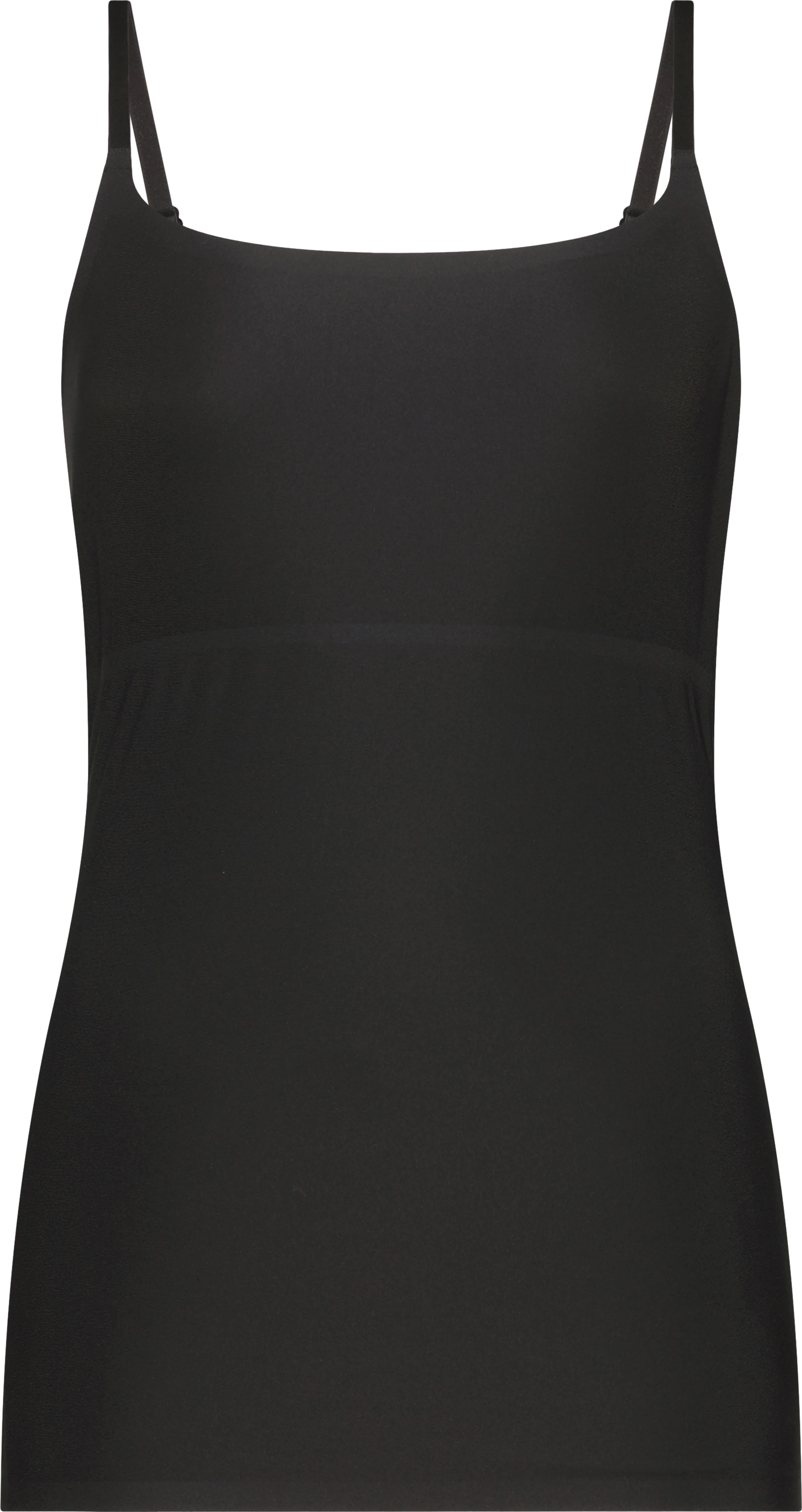 Dames Secrets spaghetti top shape Black